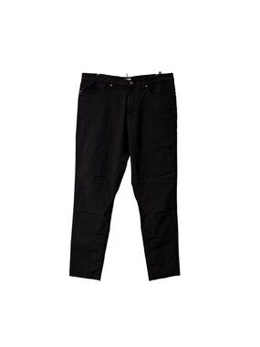 Olivers Apparel Black Stretch Performance Flat Front Chino Pants Mens Size 32